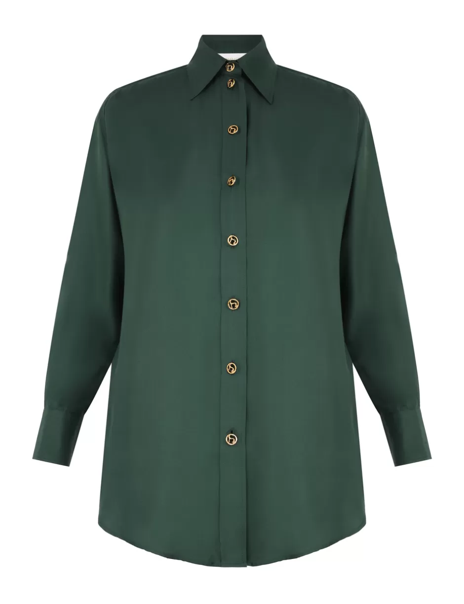 ZIMMERMANN Clothing | Tops<Pavilion Relaxed Shirt Pine