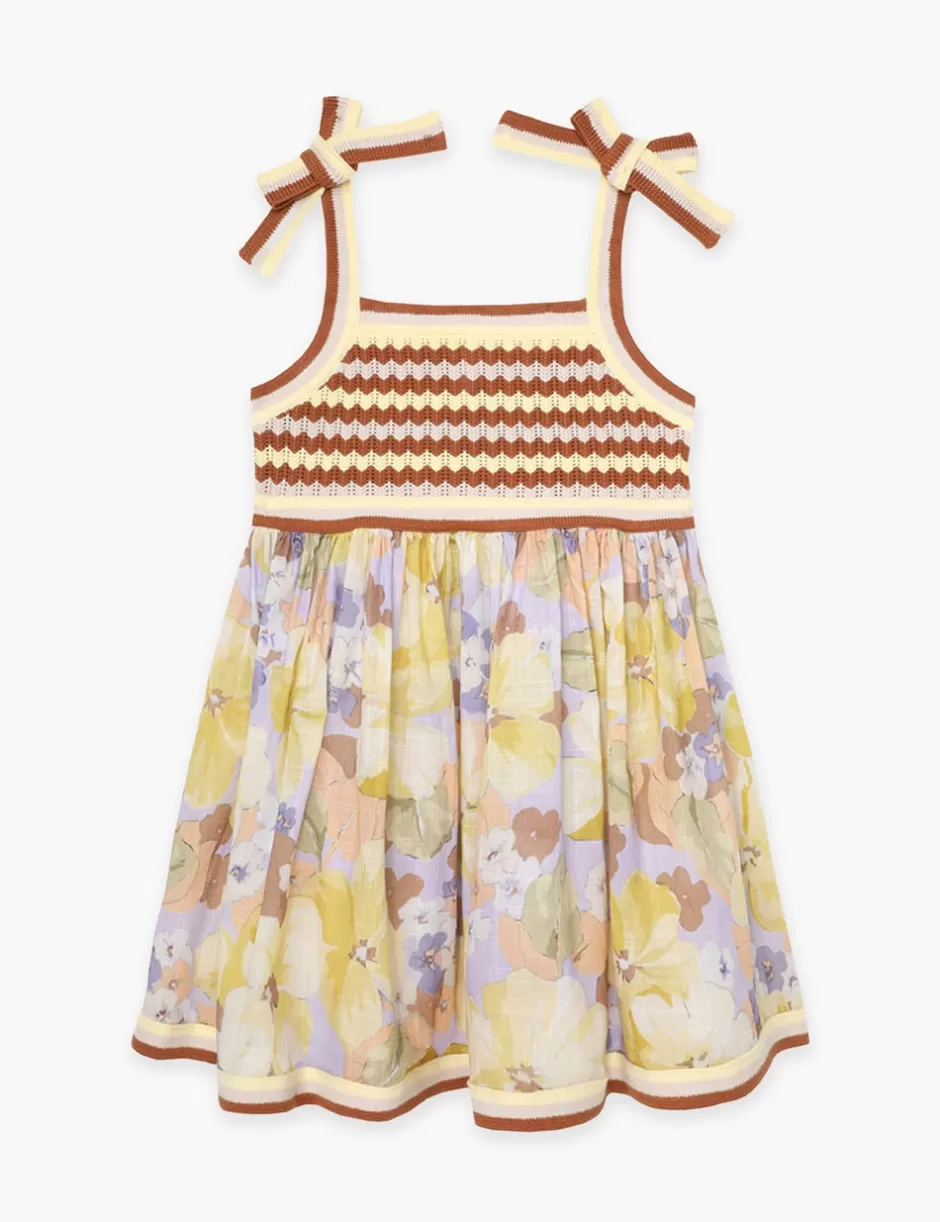 ZIMMERMANN Kids | Clothing<Pop Knit Top Woven Dress Multi