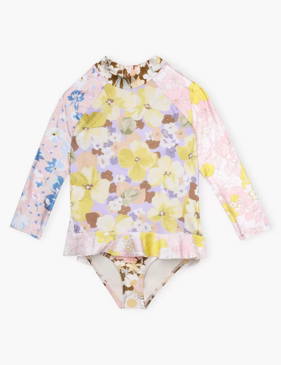 ZIMMERMANN Kids | Swimwear<Pop Frill Rashie Spliced