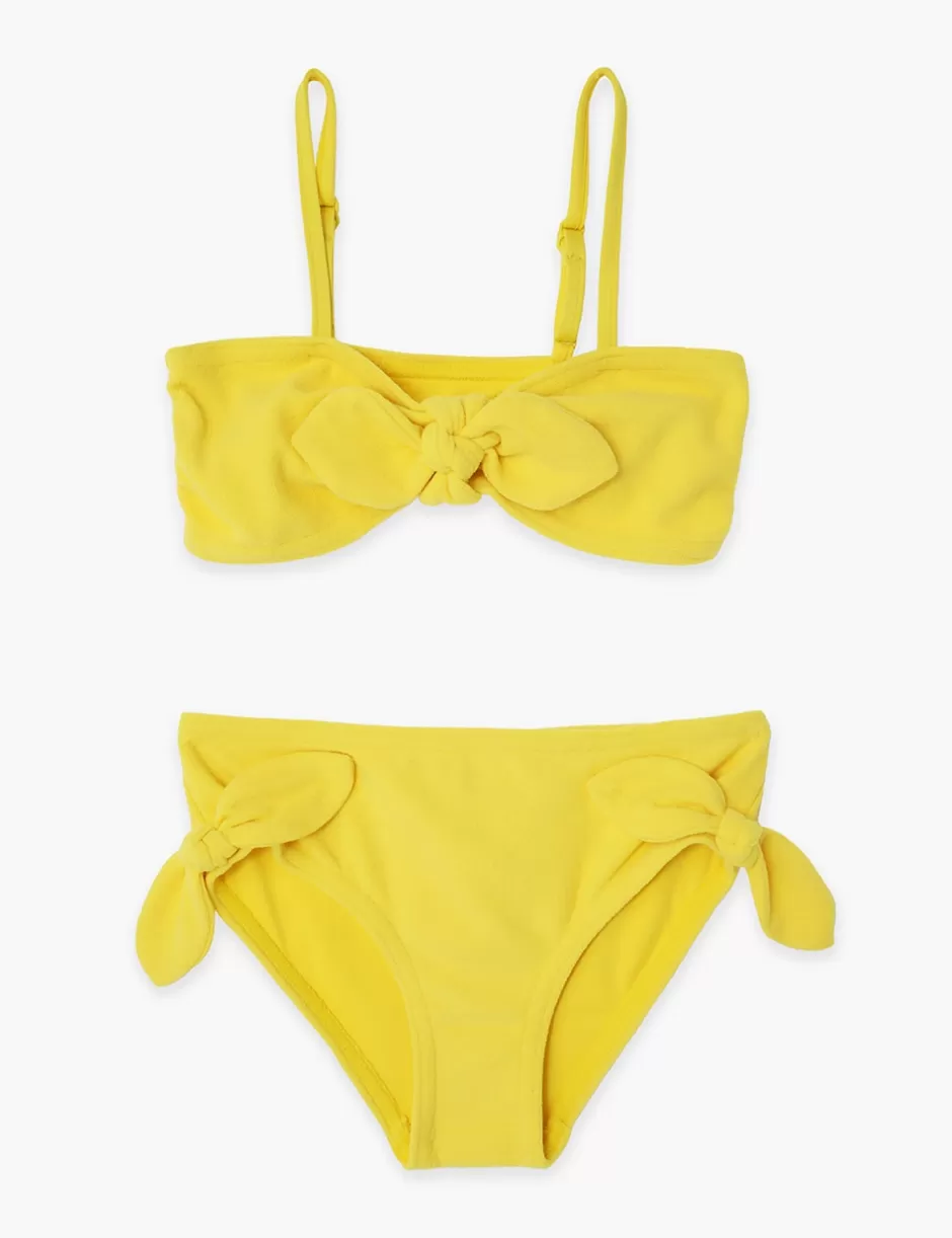 ZIMMERMANN Kids | Swimwear<Pop Terry Tie Bikini Yellow