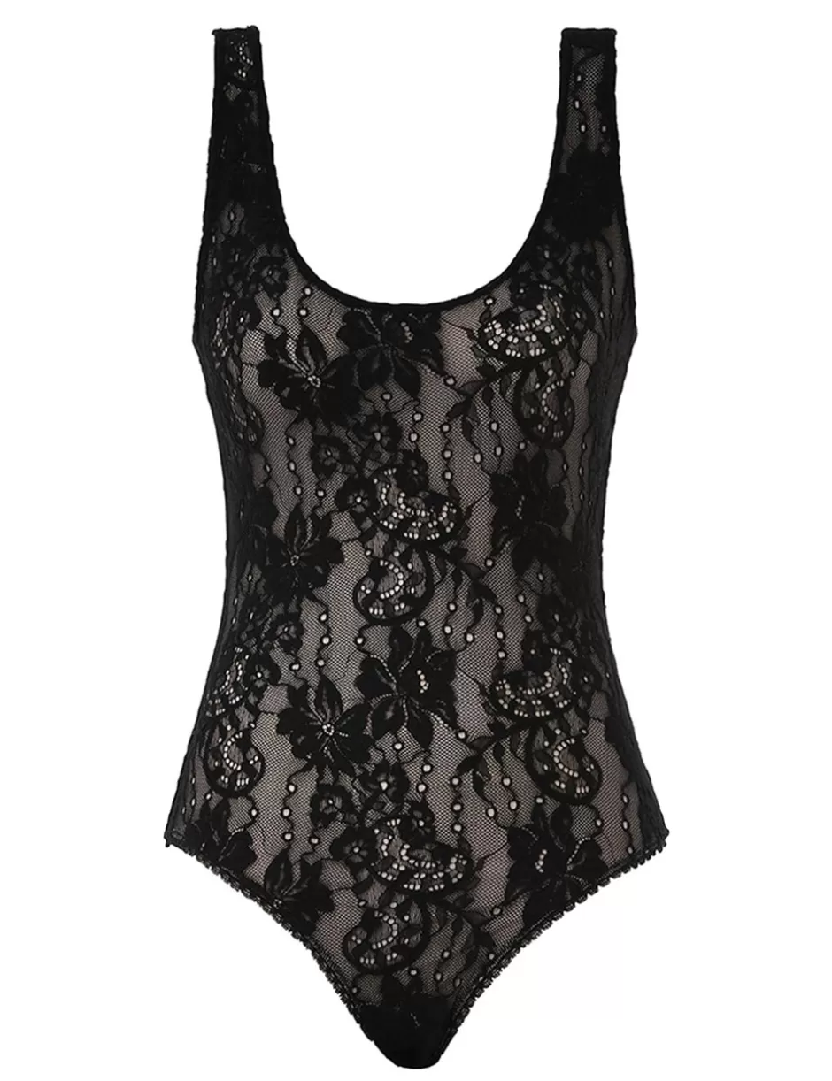 ZIMMERMANN Tops | Clothing<Scoop Neck Bodysuit Black