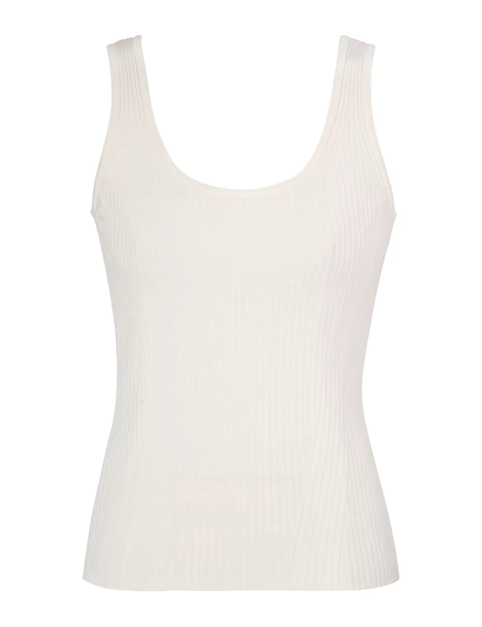 ZIMMERMANN Clothing<Scoop Neck Tank Parchment