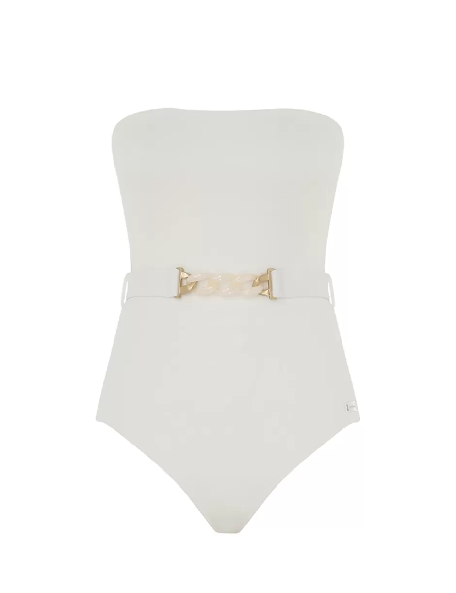 ZIMMERMANN One Pieces | Separates<Separates Bandeau 1PC Ivory