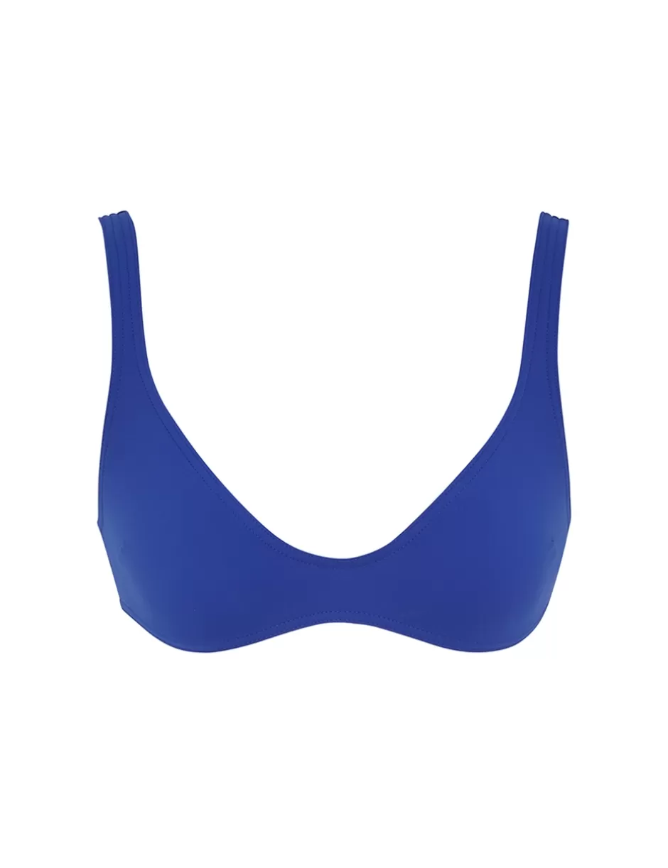 ZIMMERMANN Bikinis | Separates<Separates Scoop Bikini Top Cobalt