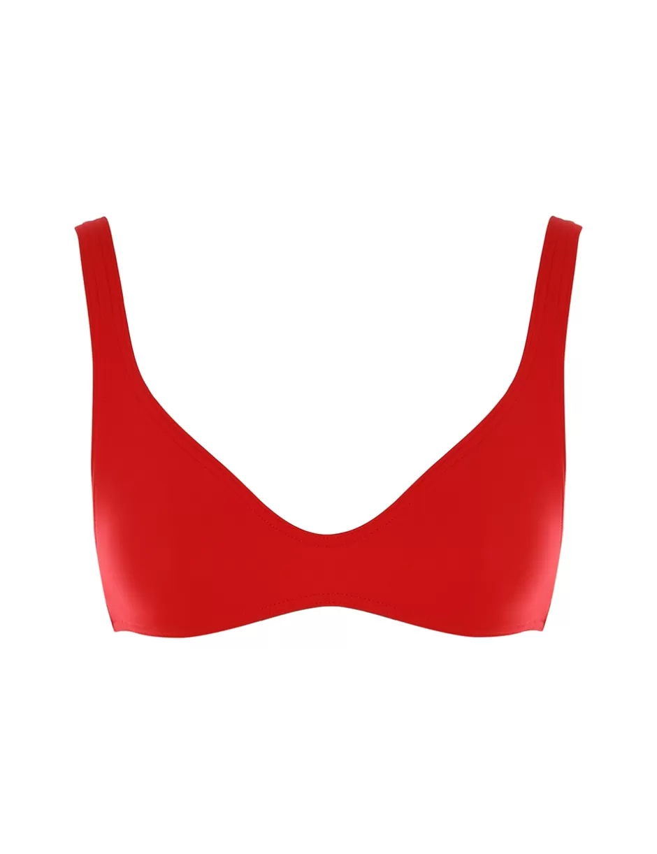 ZIMMERMANN Separates | Separates Tops<Separates Scoop Bra Red