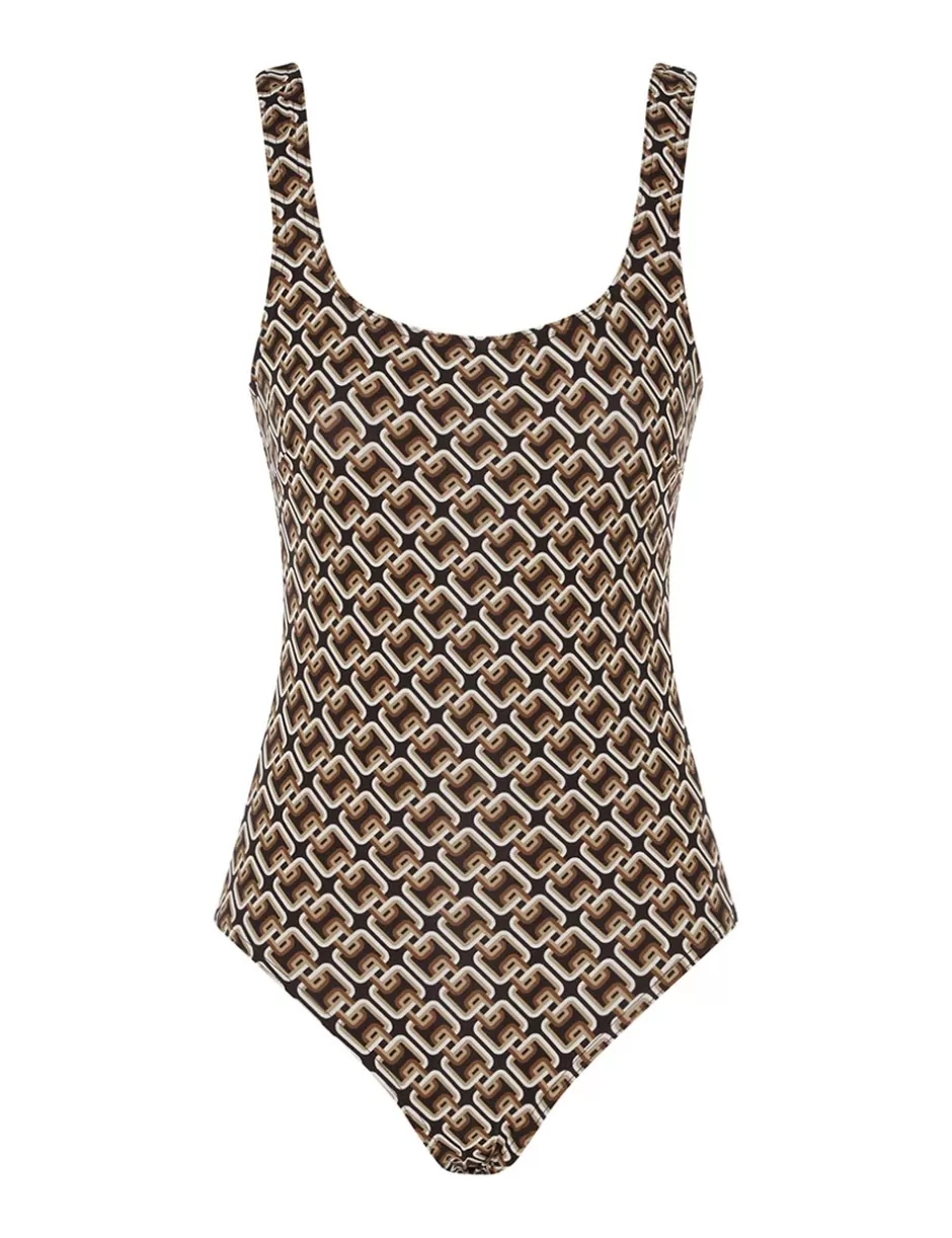 ZIMMERMANN One Pieces | Separates<Separates Scoop 1PC Tan Multi