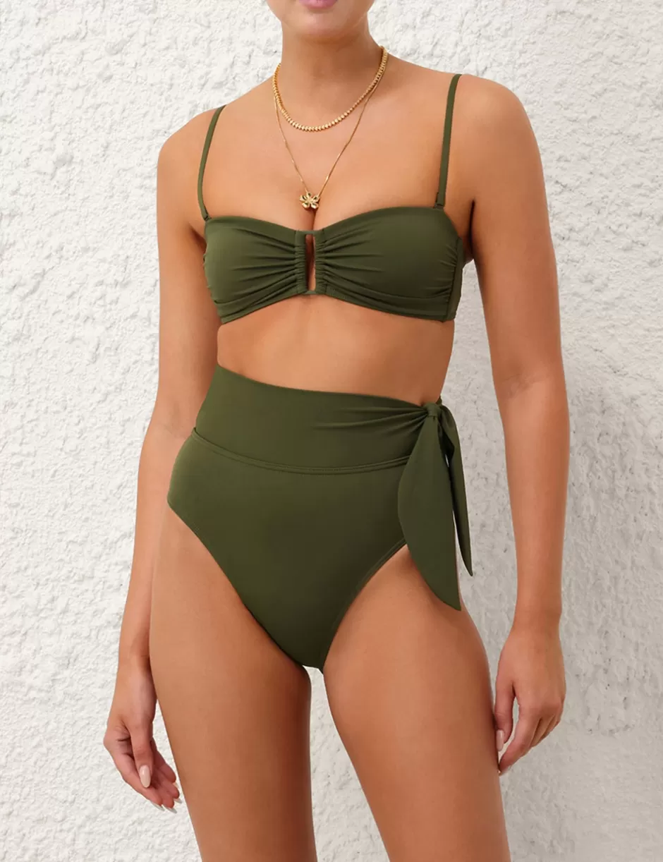 ZIMMERMANN Separates | Separates Tops<Separates Wide Link Bra Khaki