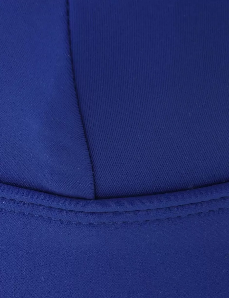 ZIMMERMANN Top Coordinato | Camicette Eleganti con Scollo Triangolo e Ampie Bretelle in Blu Cobalto