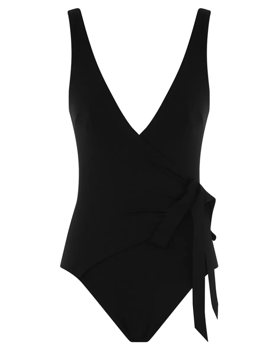 ZIMMERMANN One Pieces | Separates<Separates Wrap Tie 1PC Black