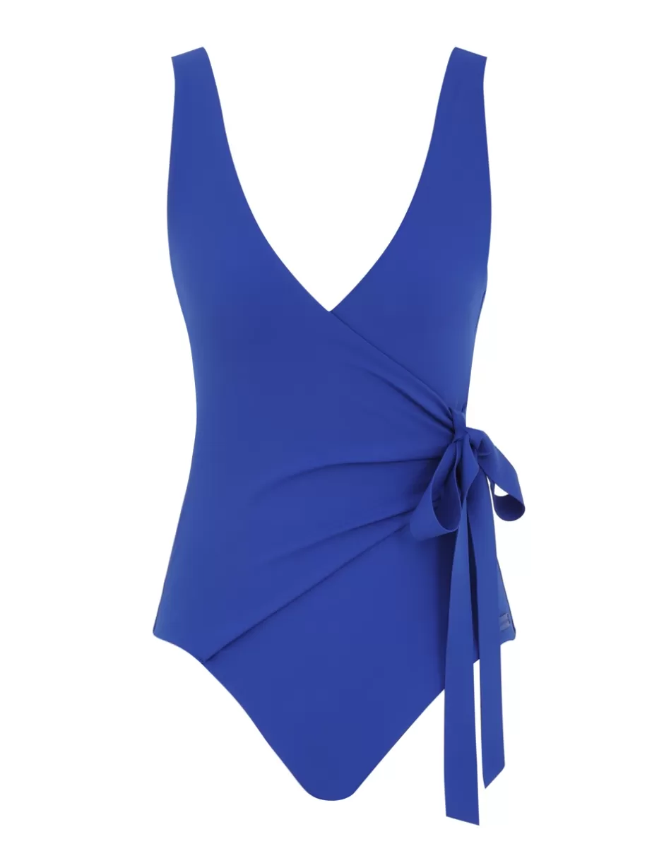 ZIMMERMANN One Pieces | Separates<Separates Wrap Tie 1PC Cobalt