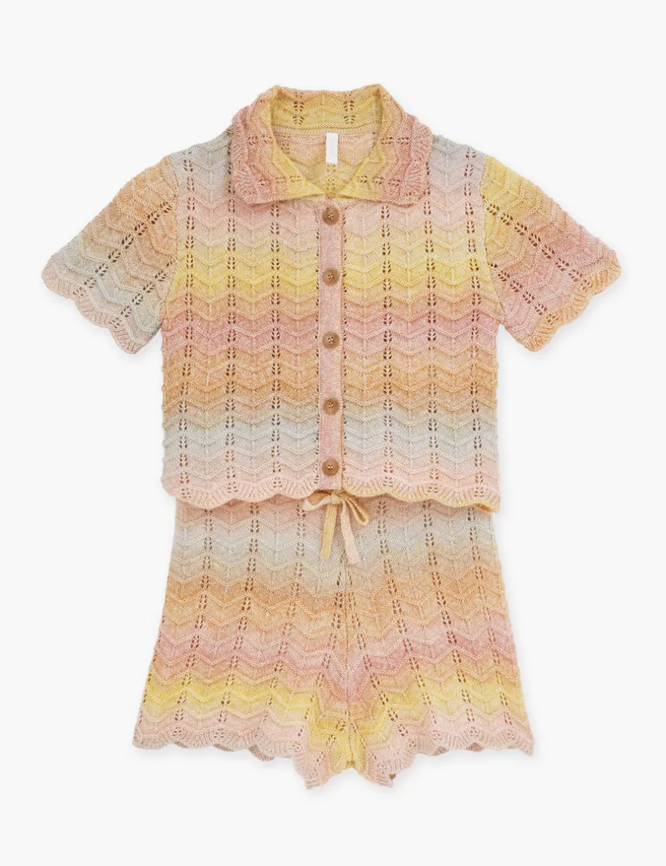 ZIMMERMANN Kids | Clothing<Tallow Kids Chevron Knit Short Multi