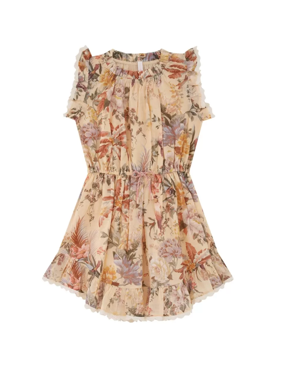 ZIMMERMANN Kids | Clothing<Tallow Kids Flip Dress Cream Multi Floral