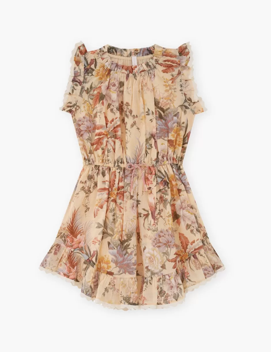 ZIMMERMANN Kids | Clothing<Tallow Kids Flip Dress Cream Multi Floral