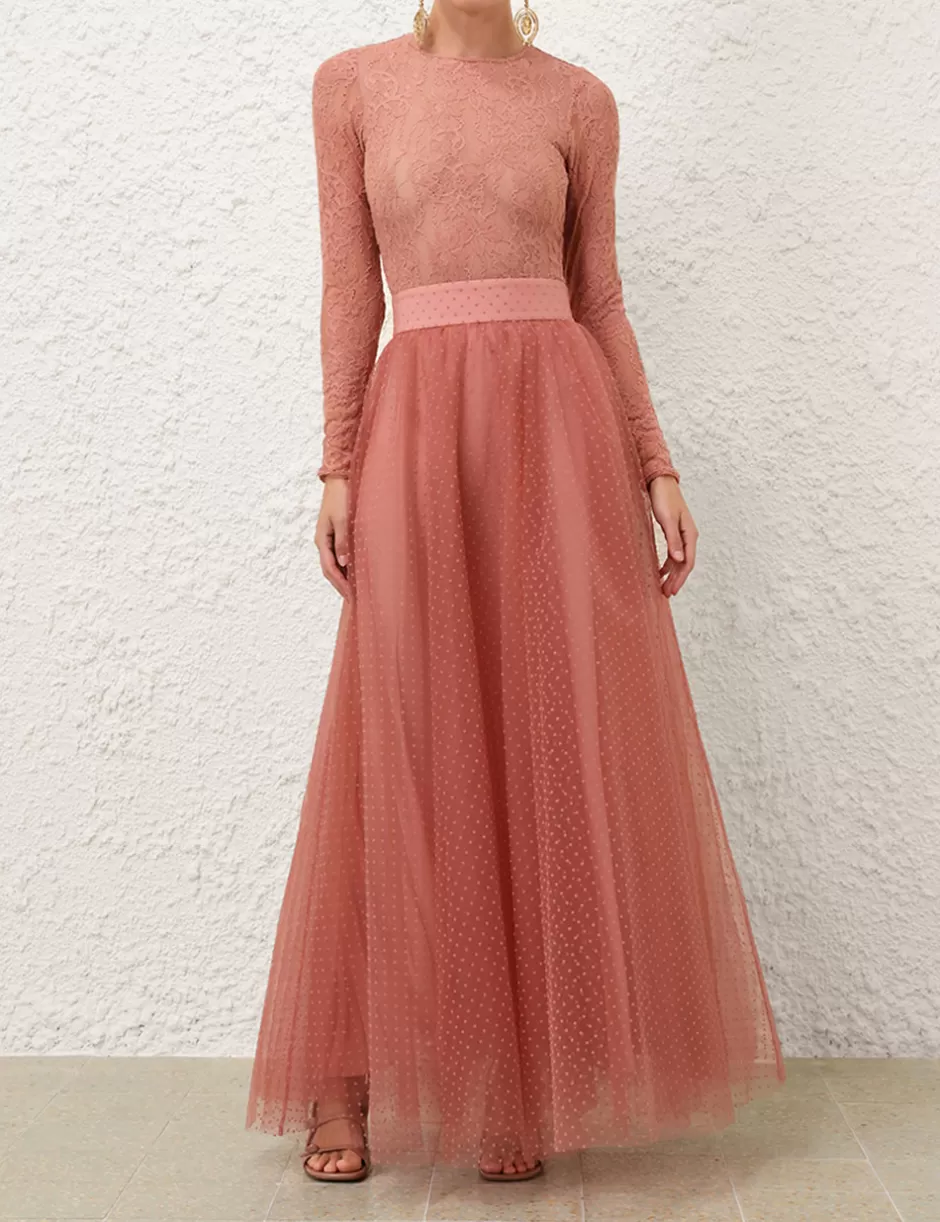 ZIMMERMANN Clothing | Skirts<Tulle Skirt Blush