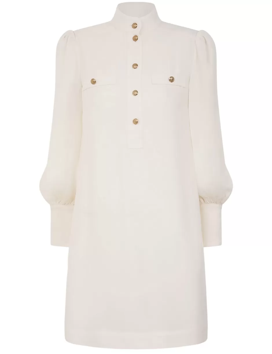 ZIMMERMANN Clothing | Dresses<Utility Mini Dress Cream