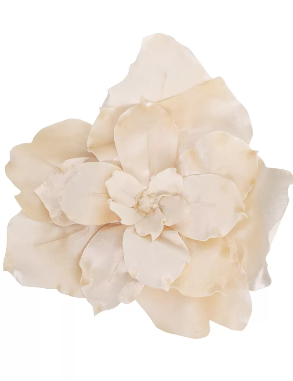 ZIMMERMANN Accessories<Velvet Flower Brooch Cream