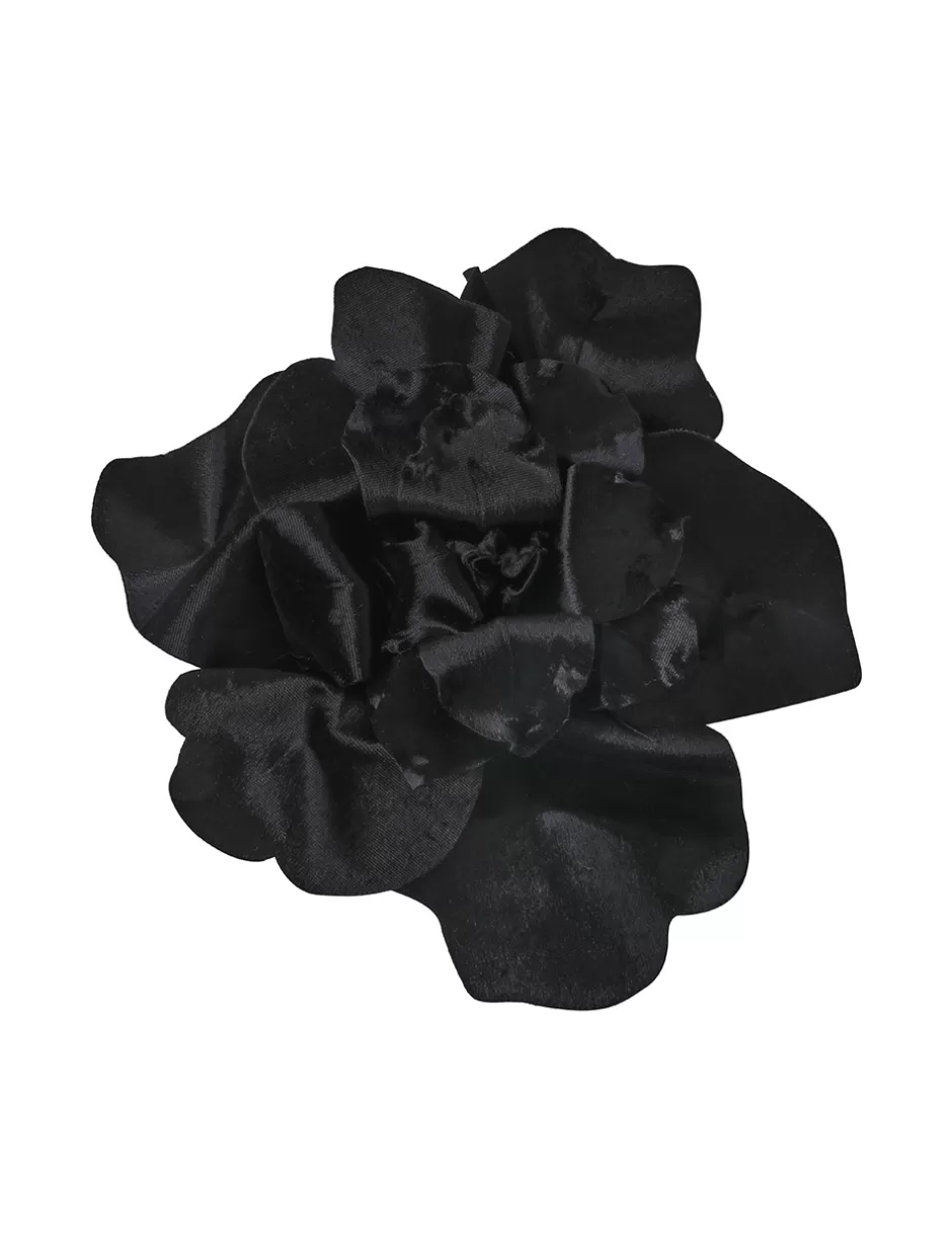 ZIMMERMANN Accessories<Velvet Flower Brooch 22 Black