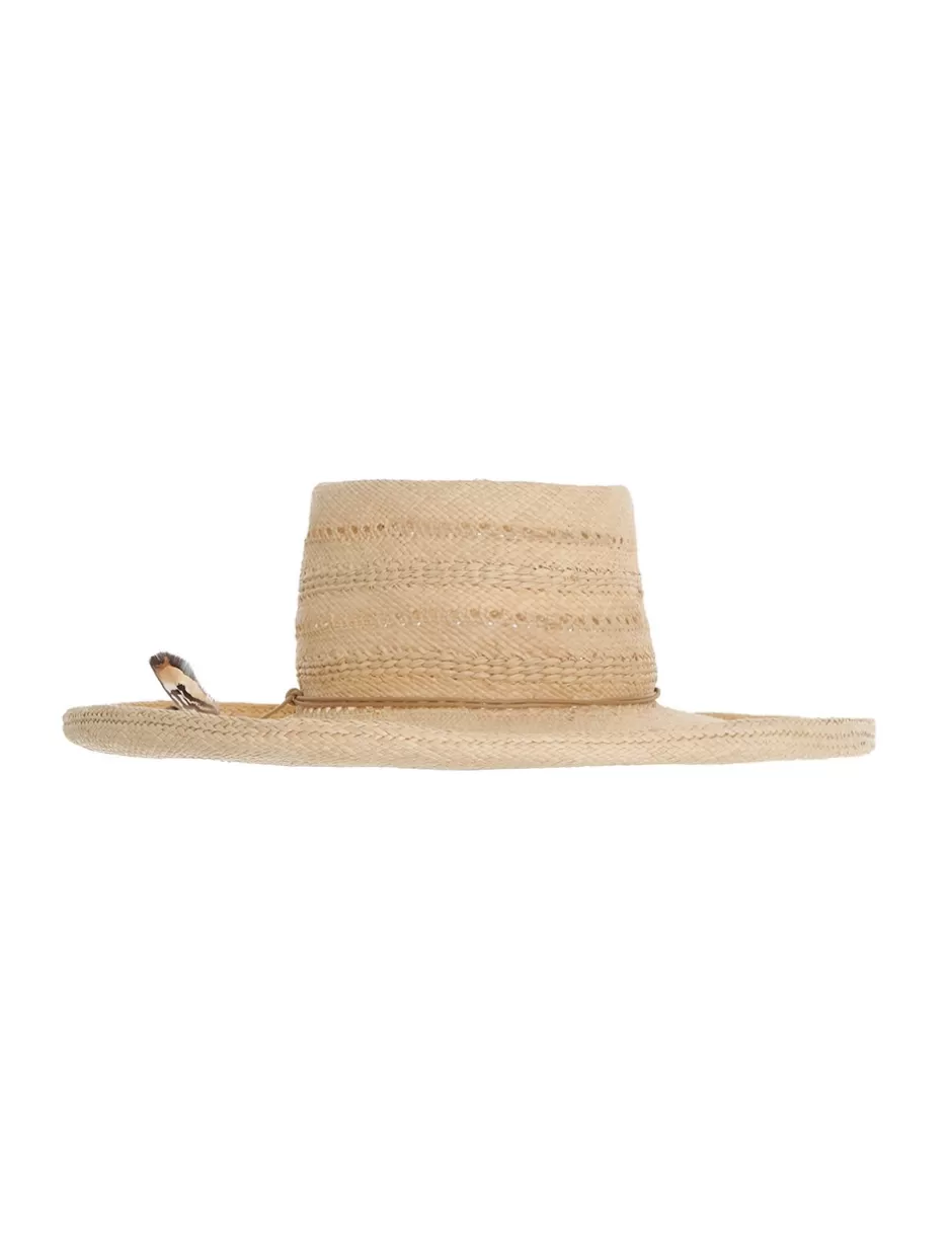 ZIMMERMANN Accessories | Hats<Vented Boater Natural