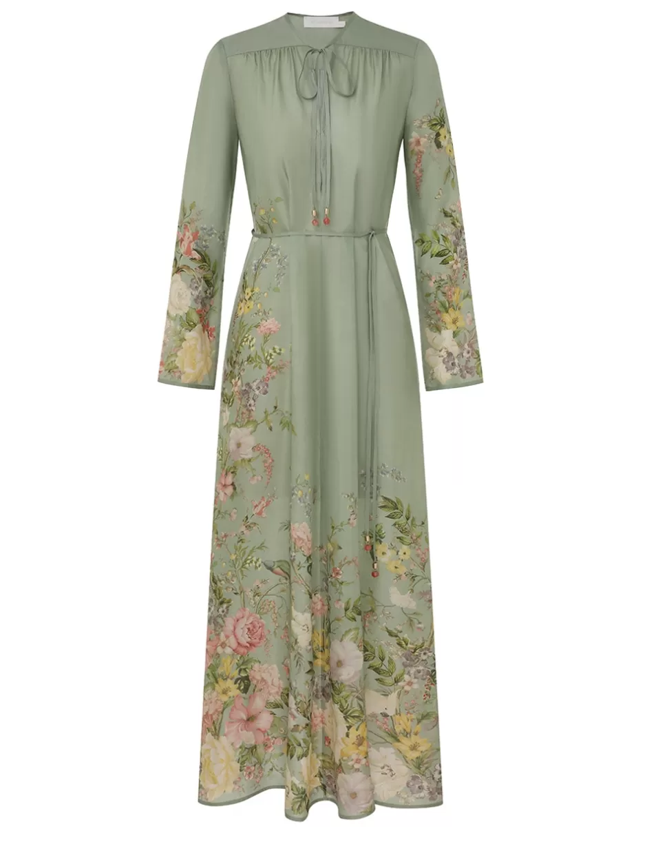 ZIMMERMANN Clothing | Dresses & Coverups<Waverly Billow Maxi Dress Sage Floral