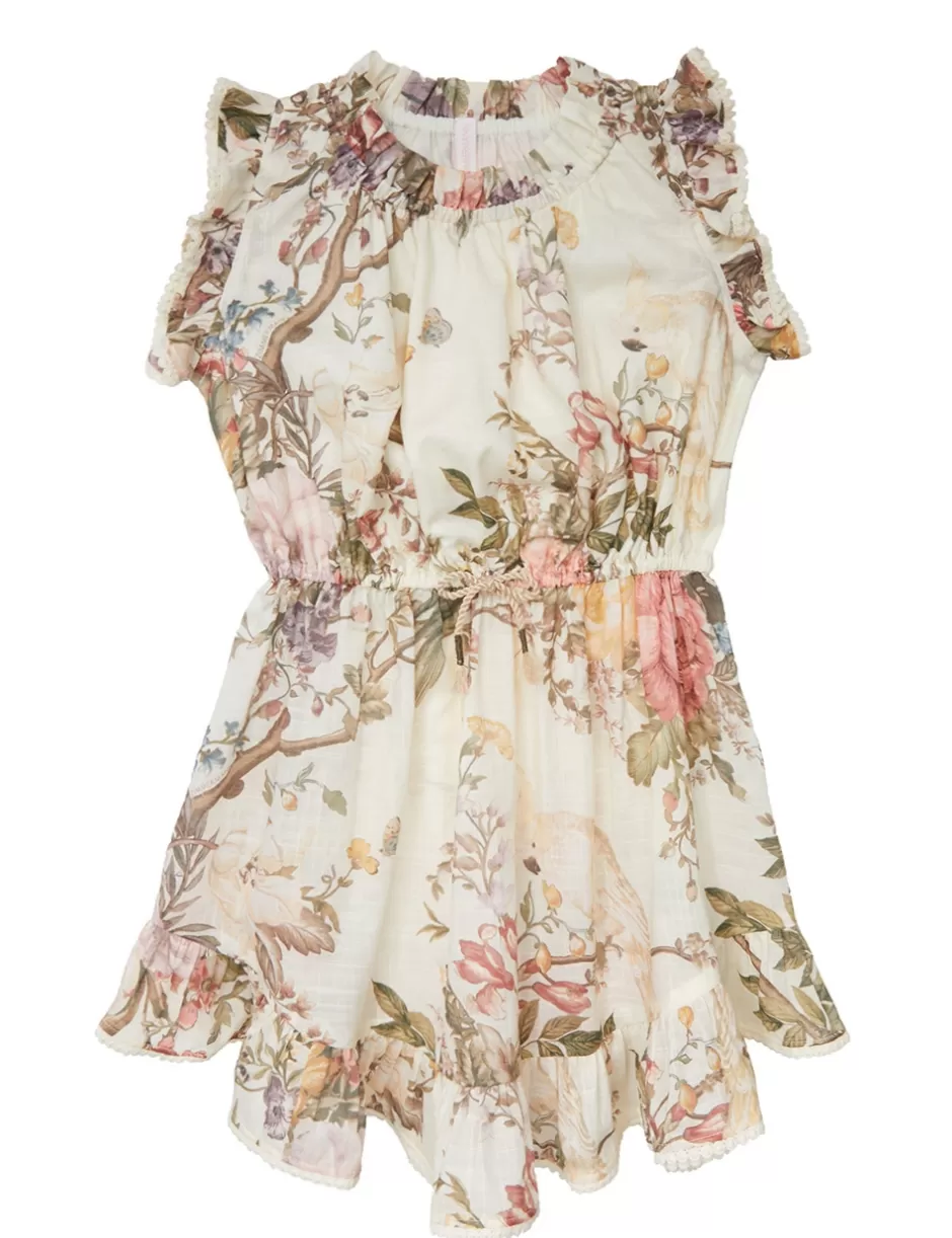 ZIMMERMANN Kids | Clothing<Waverly Flip Dress Cream Floral