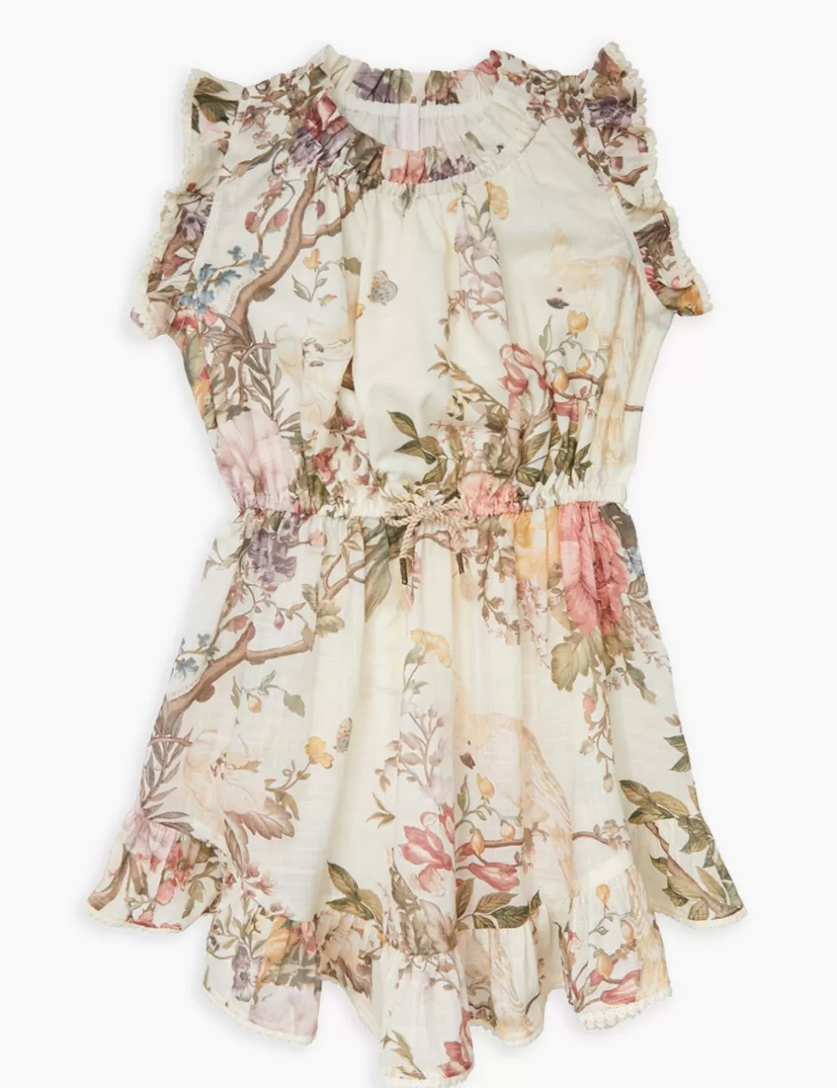 ZIMMERMANN Kids | Clothing<Waverly Flip Dress Cream Floral