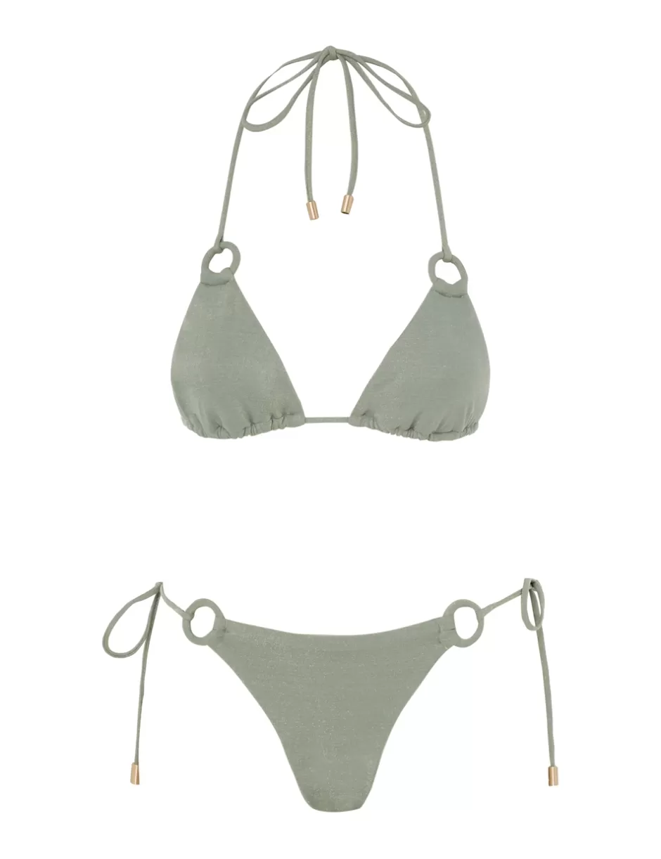 ZIMMERMANN Bikinis<Waverly Metallic Ring Bikini Mint