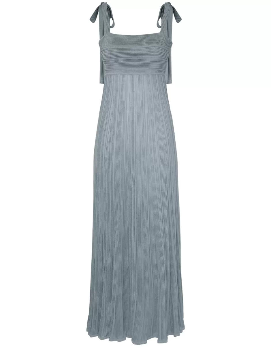 ZIMMERMANN Clothing | Dresses & Coverups<Waverly Metallic Tie Dress Blue