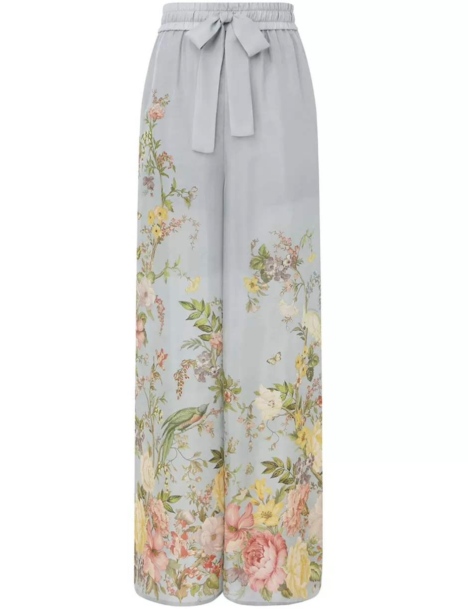 ZIMMERMANN Clothing | Shorts & Pants<Waverly Relaxed Pant Blue Floral