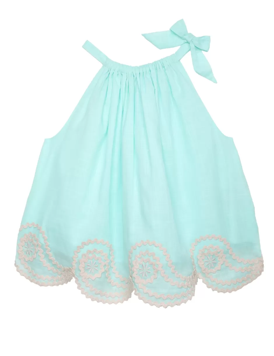 ZIMMERMANN Kids | Clothing<Waverly Ric Rac Top Blue