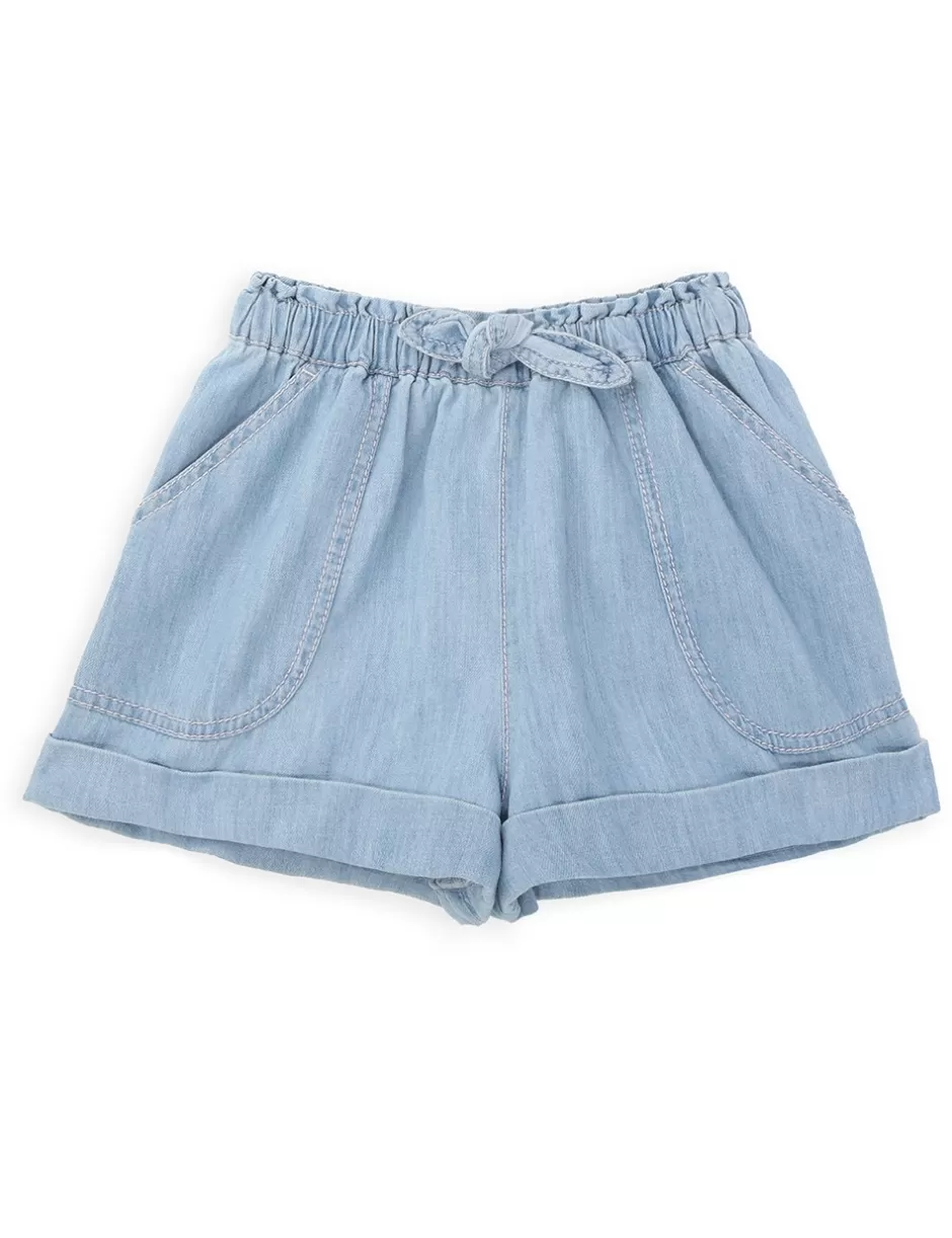 ZIMMERMANN Kids | Clothing<Waverly Utility Denim Short Blueberry