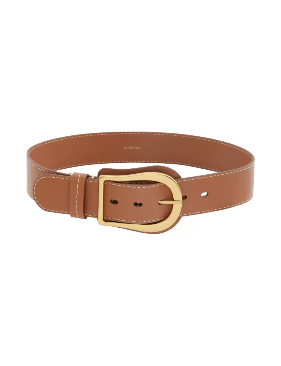 ZIMMERMANN Accessories | Belts<Wide Leather Belt 40 Avalon