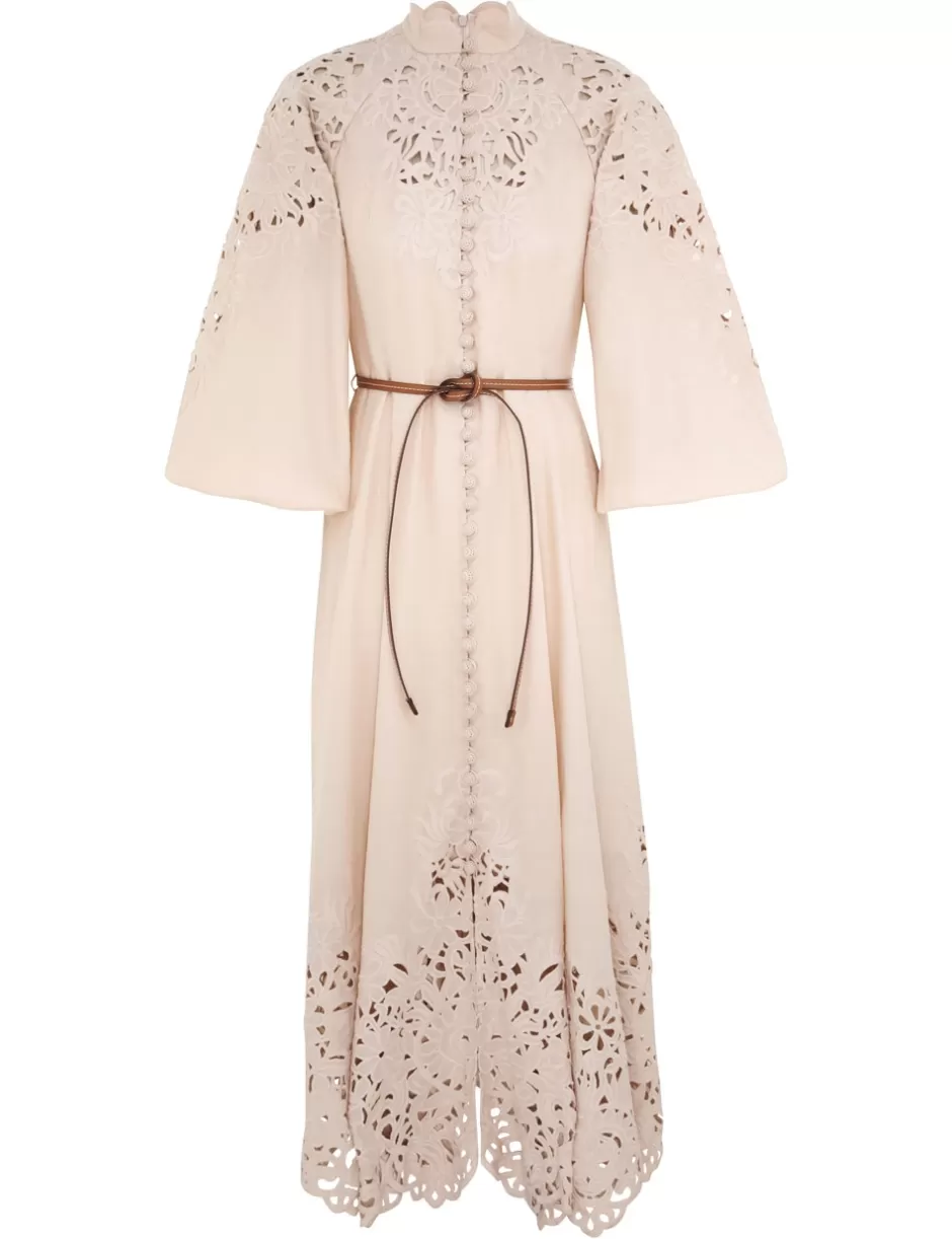 ZIMMERMANN Clothing | Dresses & Coverups<Wylie Embroidered Billow Dress Cream