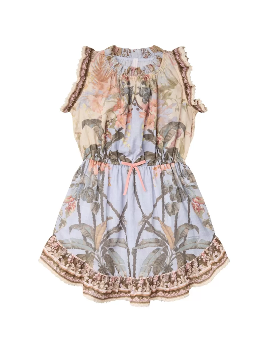 ZIMMERMANN Kids | Clothing<Wylie Kids Flip Dress Blue Floral