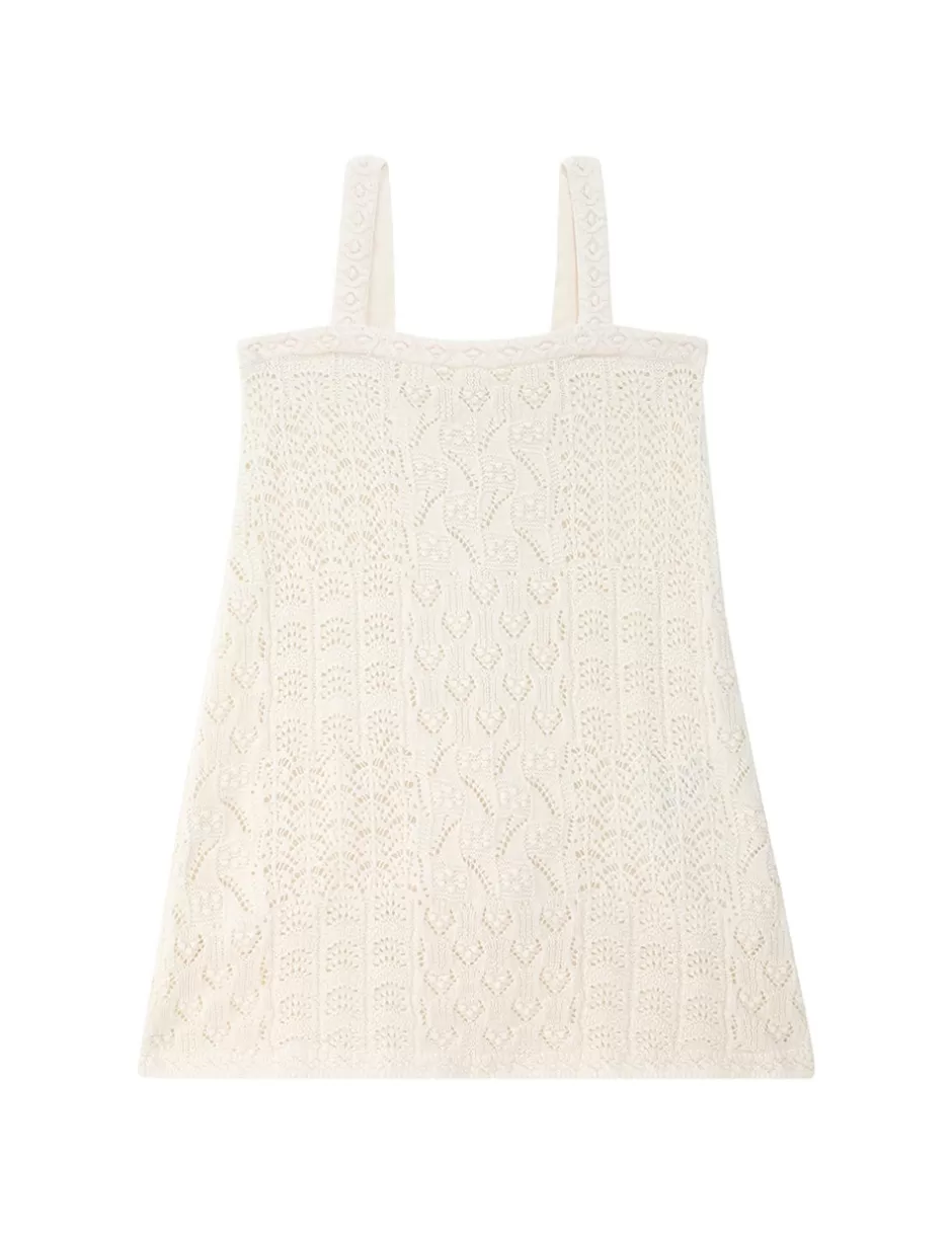 ZIMMERMANN Kids | Clothing<Wylie Kids Patch Knit Dress Ivory