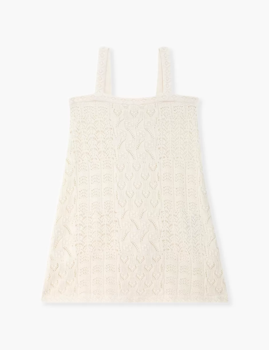 ZIMMERMANN Kids | Clothing<Wylie Kids Patch Knit Dress Ivory