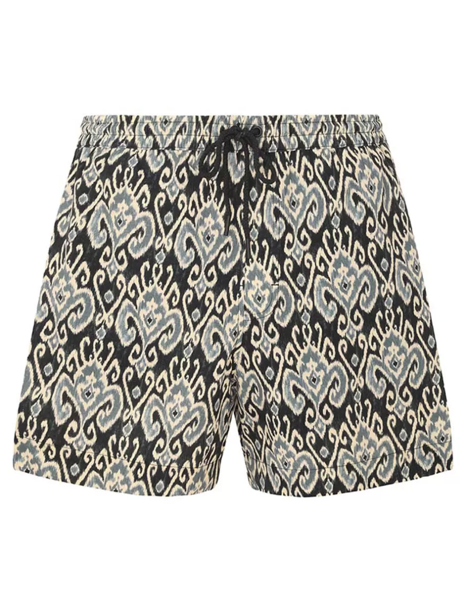 ZIMMERMANN Boardshorts<Wylie Mens Boardshort Charcoal Ikat