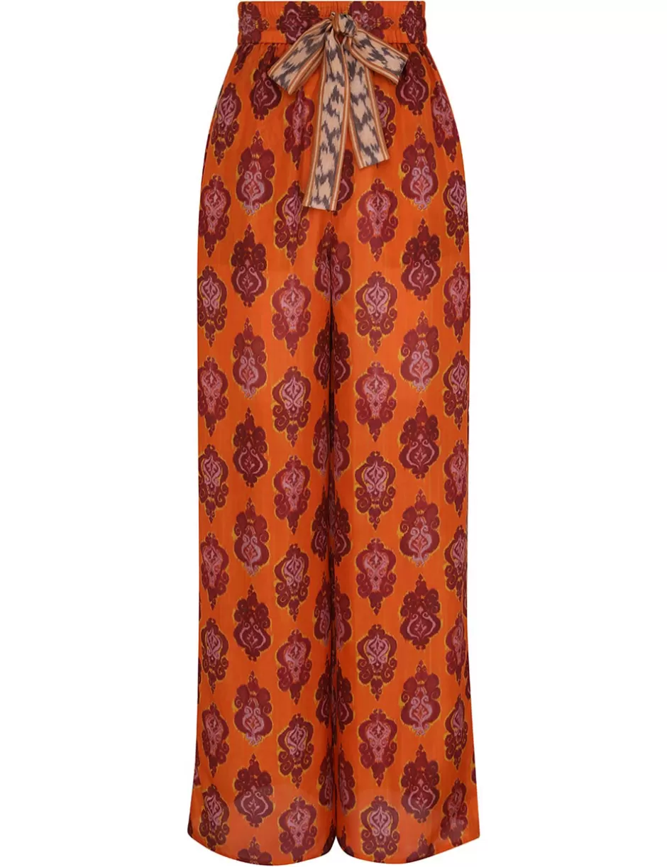 ZIMMERMANN Shorts & Pants | Clothing<Wylie Relaxed Pant Sunset Ikat