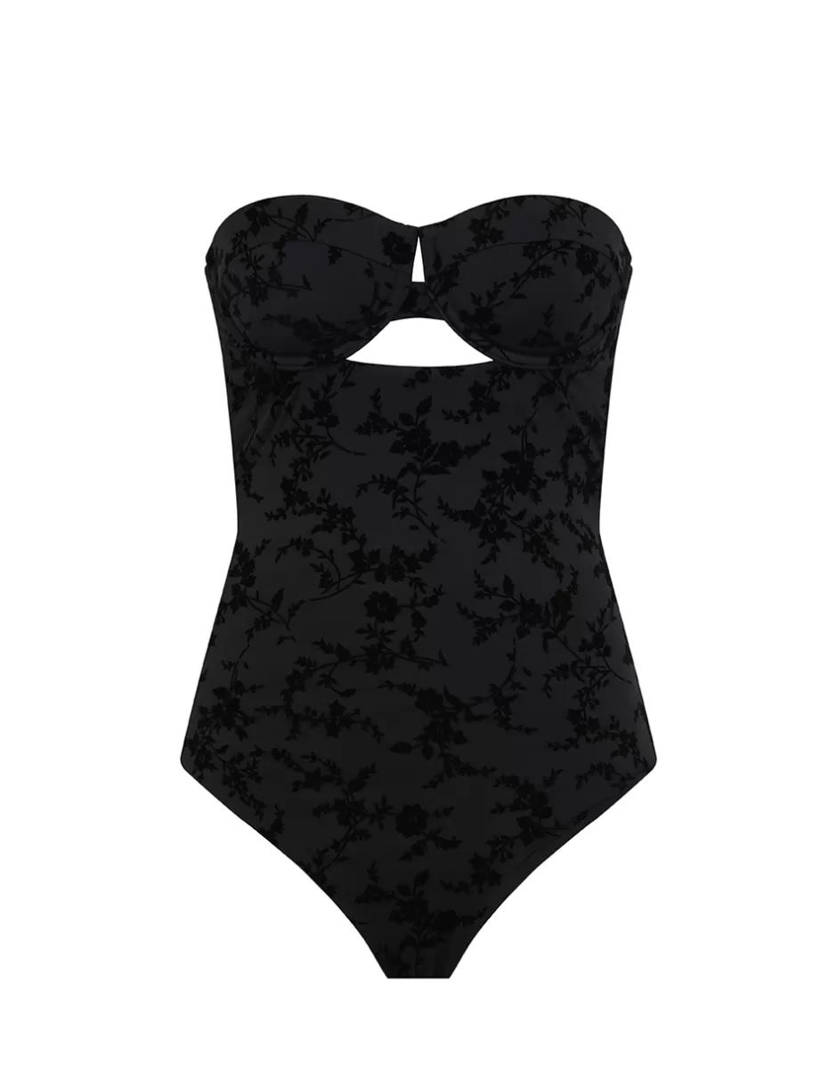 ZIMMERMANN One Pieces<Wylie Textured Balconette 1PC Black