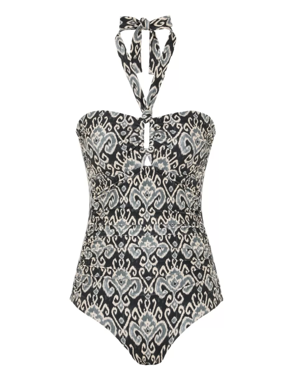 ZIMMERMANN One Pieces<Wylie Wide Link 1PC Charcoal Ikat