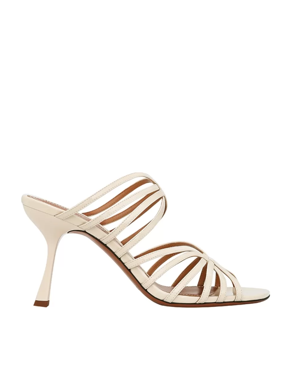 ZIMMERMANN Accessories | Shoes< Aura Mule Sandal 85 Vanilla