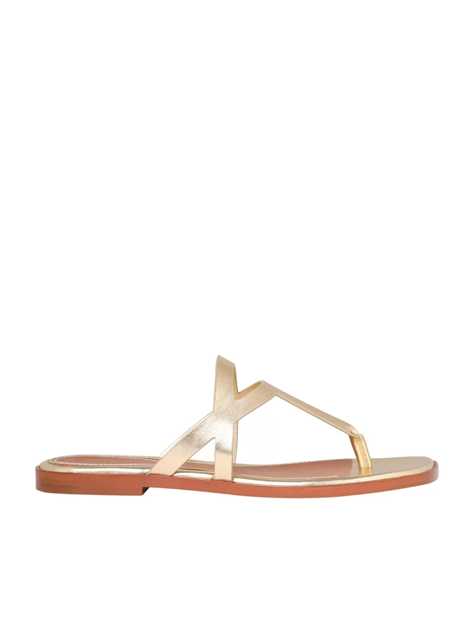 ZIMMERMANN Accessories | Shoes< Bay Thong Gold