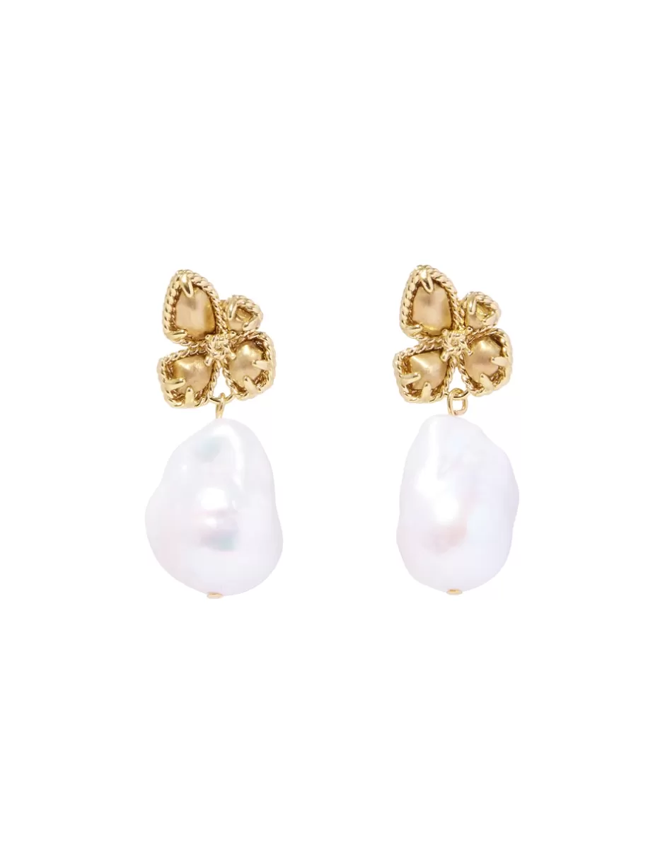 ZIMMERMANN Accessories | Event Dressing< Bloom Earrings Gold Pearl