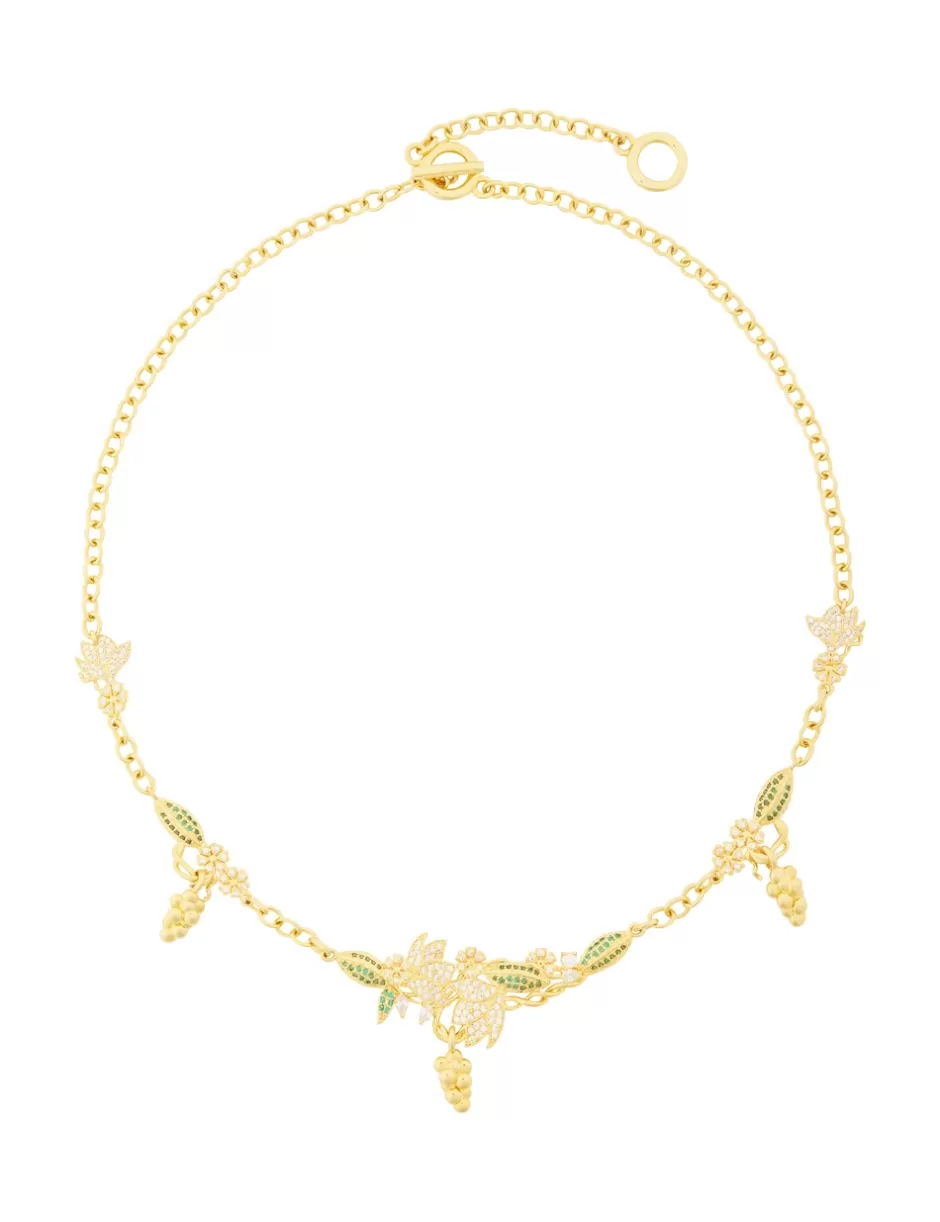 ZIMMERMANN Jewellery | Necklaces< Bloom Necklace Gold Green