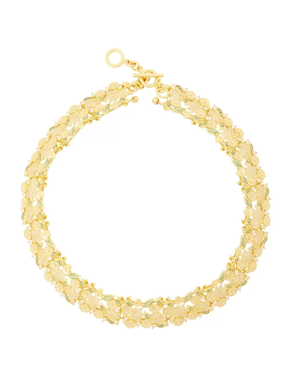 ZIMMERMANN Jewellery | Necklaces< Bloom Necklace Gold Green