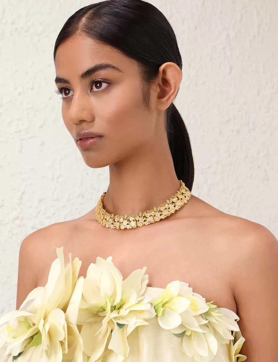 ZIMMERMANN Jewellery | Necklaces< Bloom Necklace Gold Green