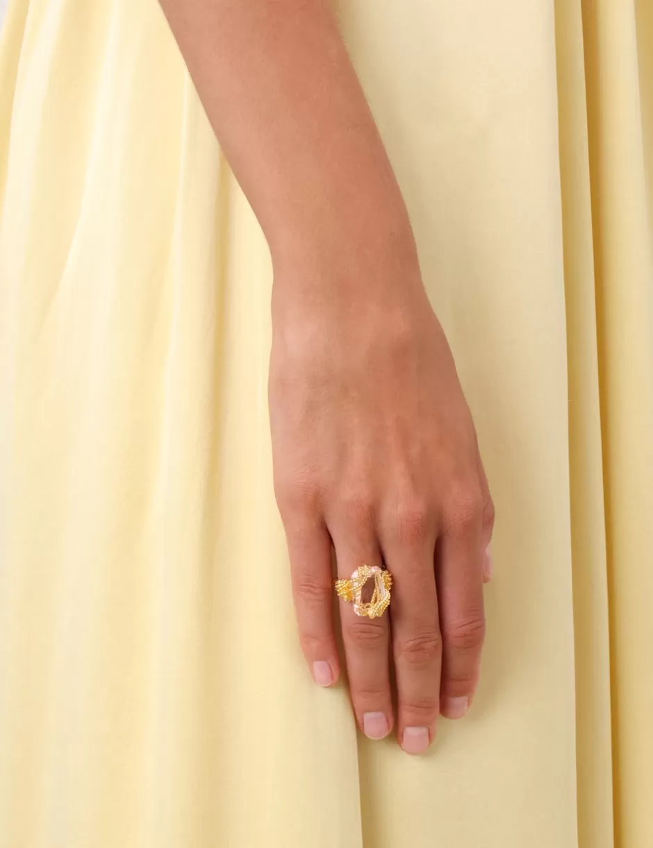 ZIMMERMANN Jewellery | Rings< Bloom Ring Gold Blush