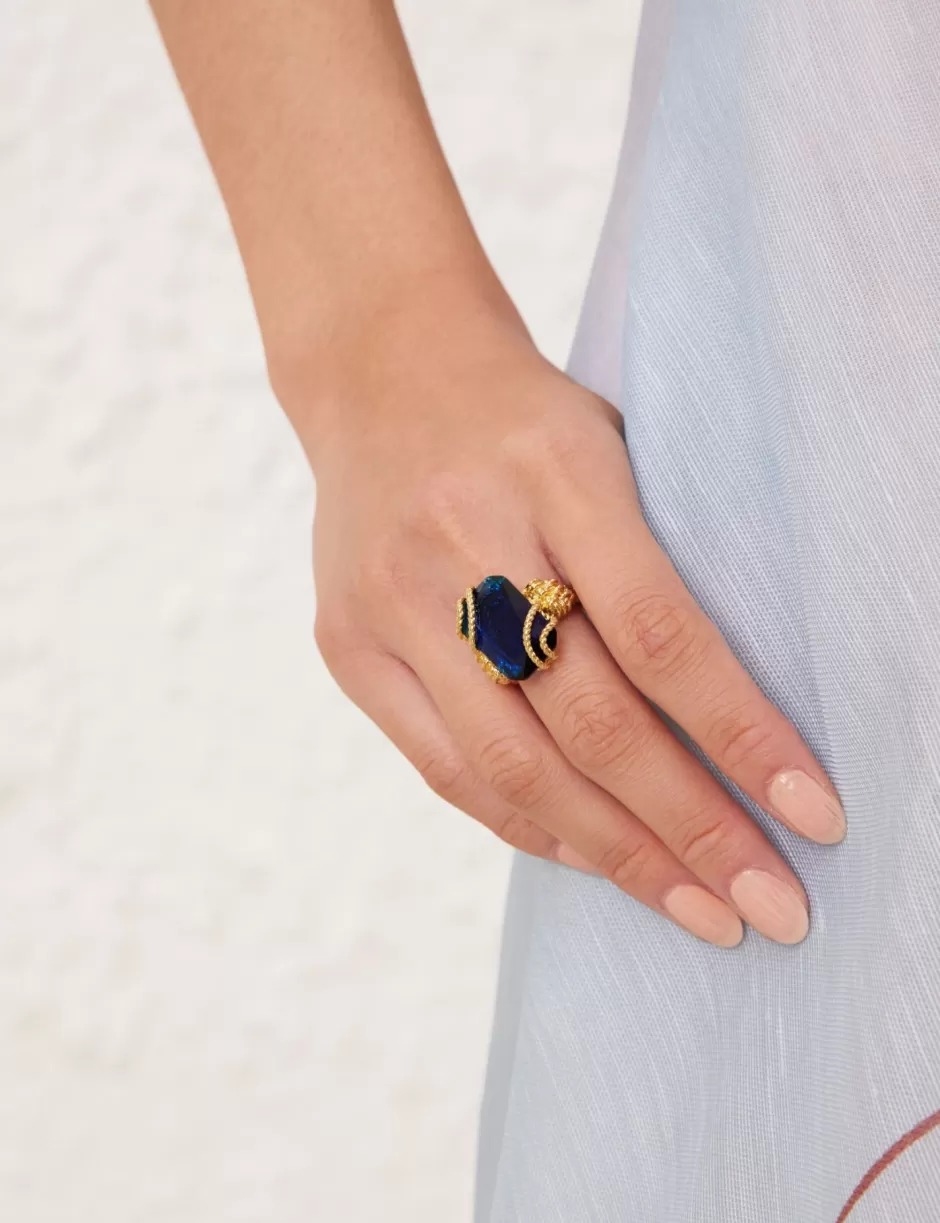 ZIMMERMANN Jewellery | Rings< Bloom Ring Gold Sapphire