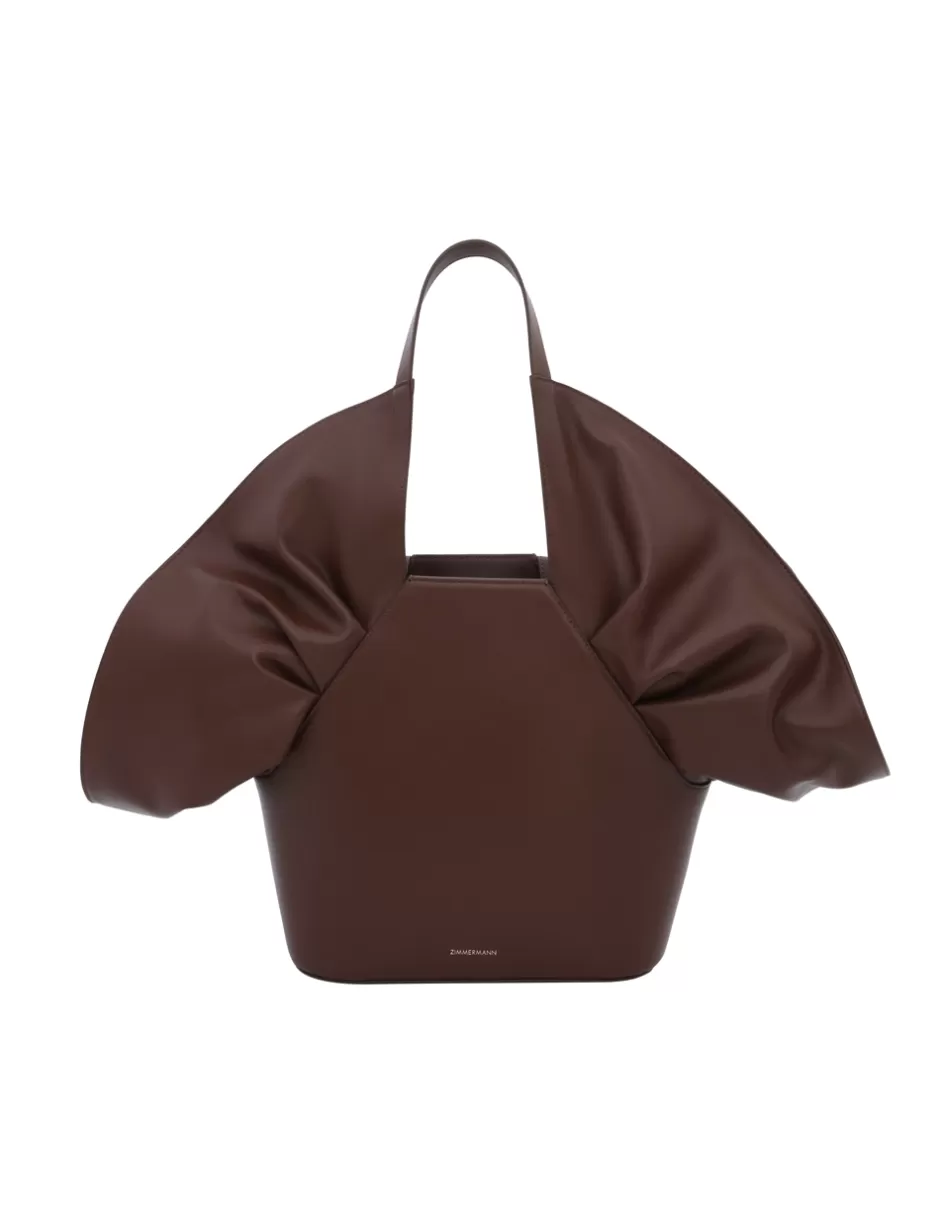 ZIMMERMANN Bags | Accessories< Calyxe Tote Dark Chocolate