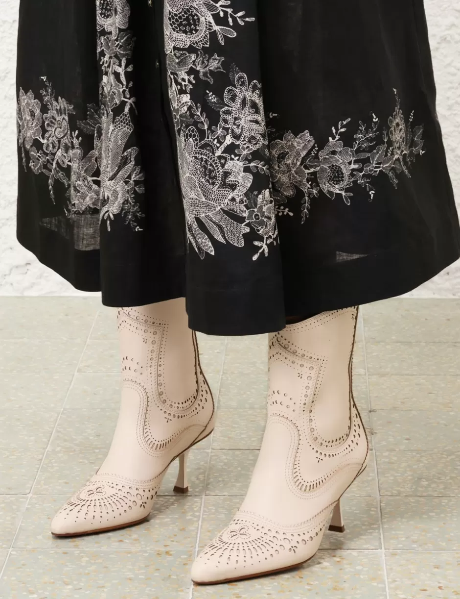 ZIMMERMANN Accessories | Shoes< Eliot Boot 65 Vanilla