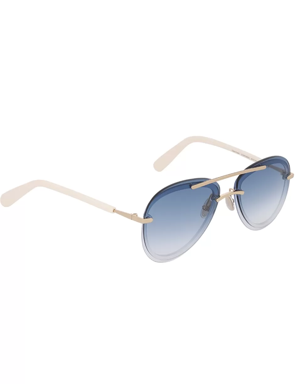 ZIMMERMANN Accessories | Sunglasses< Gleam Aviator Denim